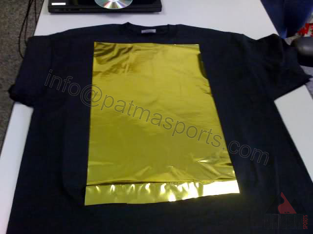 patmasports Heat Transfer Foil Printing Golden , Silver and all Colors - 2